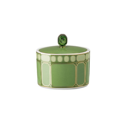 Rosenthal & Swarovski, Signum Collection, Sugar Bowl green
