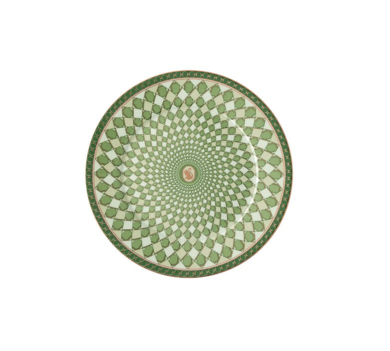 Rosenthal & Swarovski, Signum Collection, plate 18cm Green