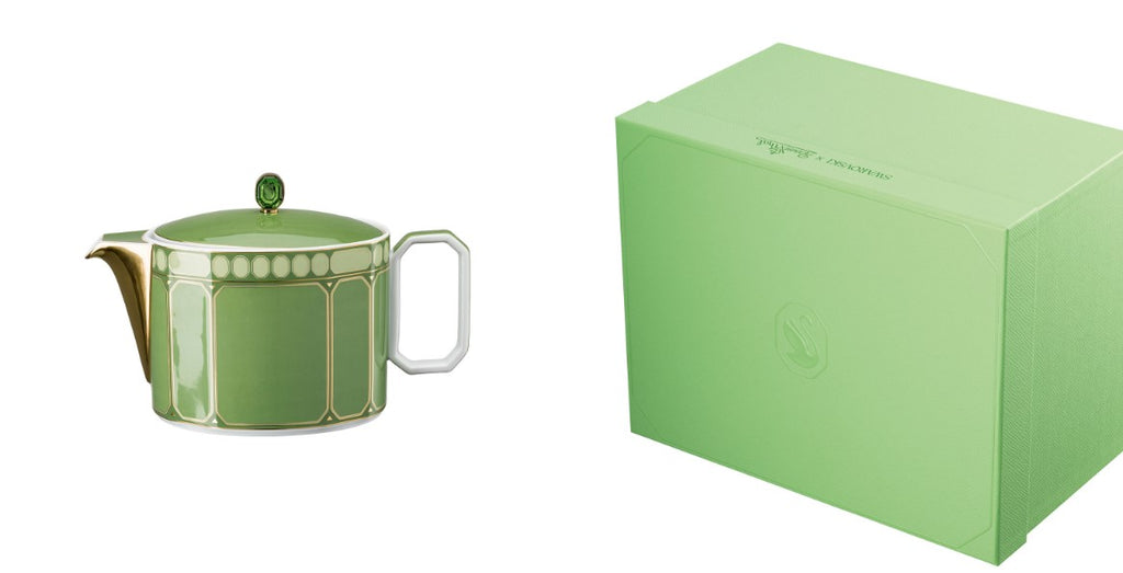 Rosenthal & Swarovski, Signum Collection,Tea Pot3 Green