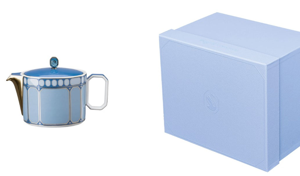 Rosenthal & Swarovski, Signum Collection,Tea Pot2 Blue