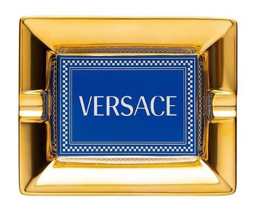 Rosenthal, Versace, Medusa Rhapsody Blue, Ashtray 13 cm.