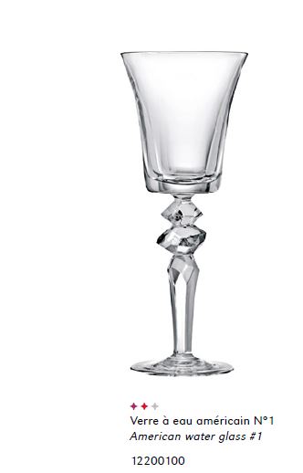 SAINT LOUIS, Excess American water glass, nr.1