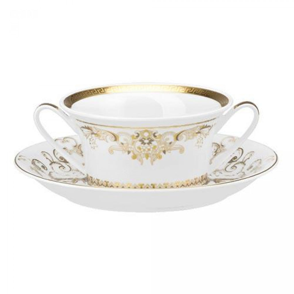 Rosenthal, Versace, Medusa Gala Gold, Creamsoup cup & saucer
