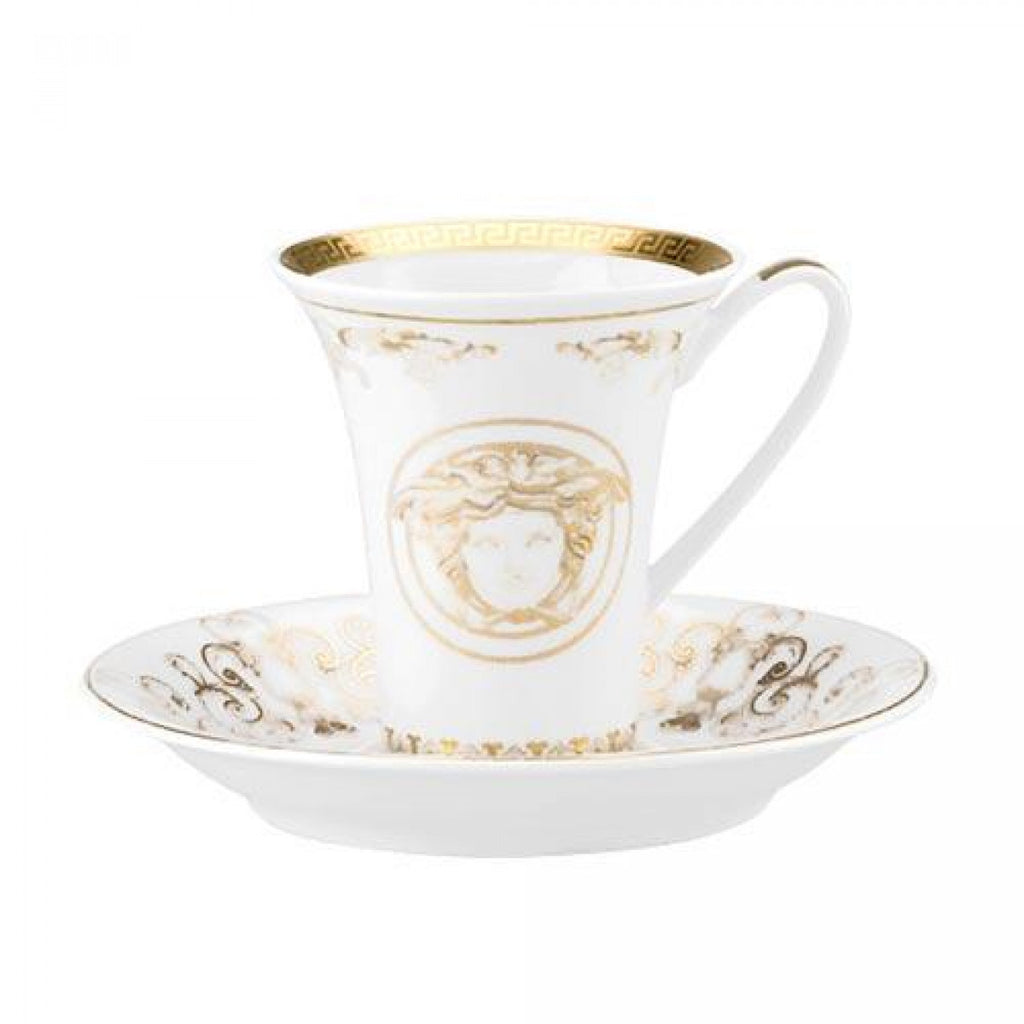 Rosenthal, Versace, Medusa Gala Gold, Coffee Espresso Cup & saucer