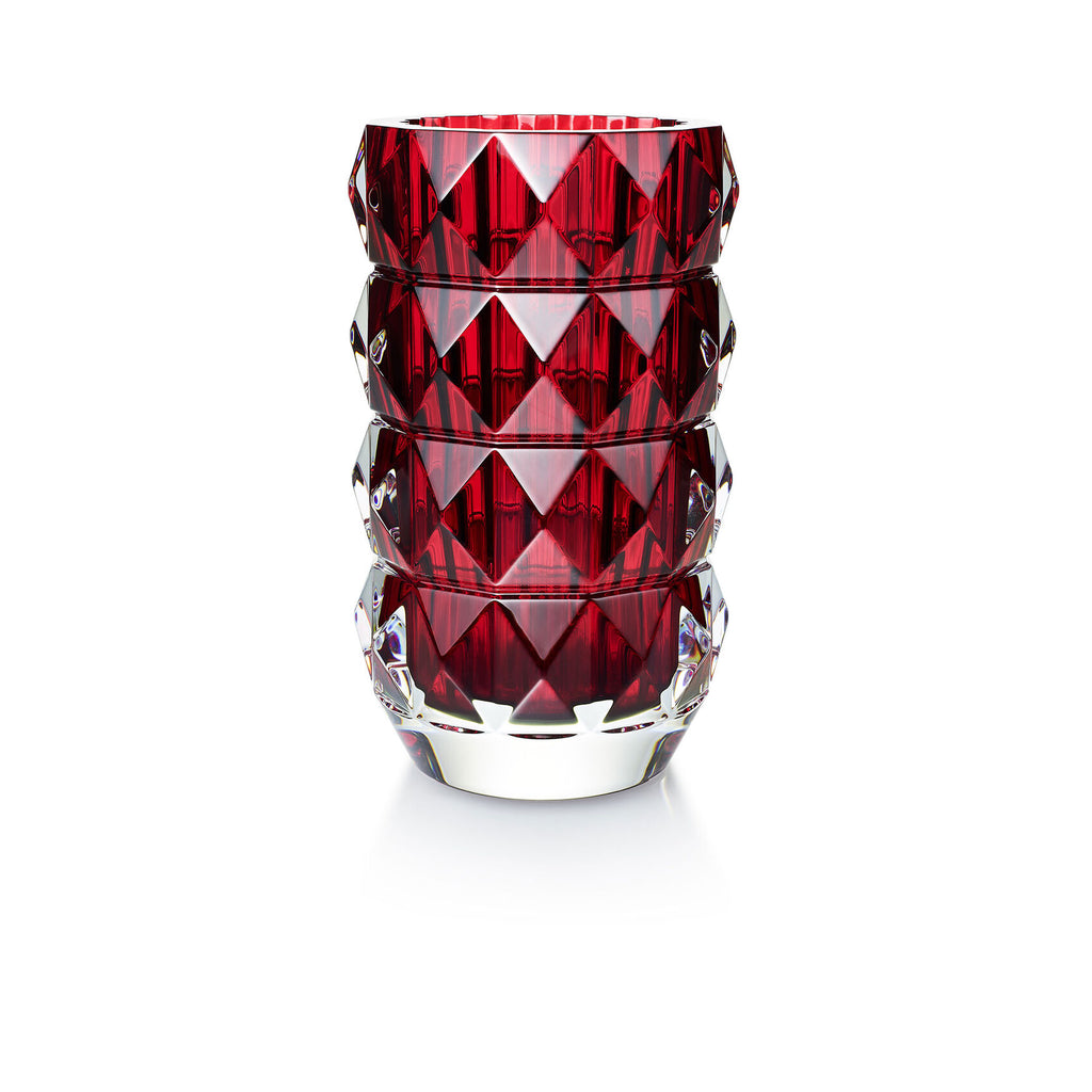 Baccarat Louxor Round Vase Red 230