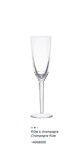 SAINT LOUIS, Oxymore Champagne flute