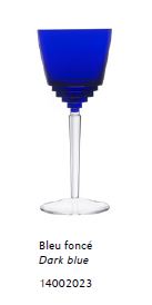 SAINT LOUIS, Oxymore Dark-blue hock (roemer) glass