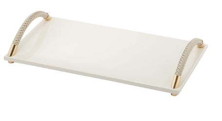 Riviere Lacquered tray Ivory, VG-AR/L