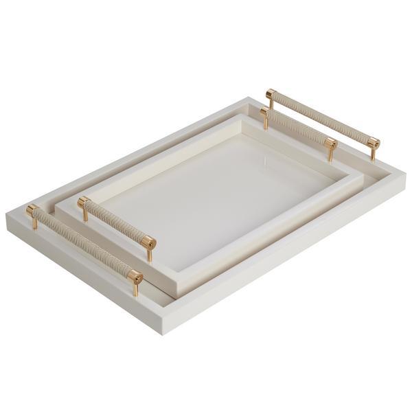 Riviere Lacquered Tray Ivory, VPL/P G
