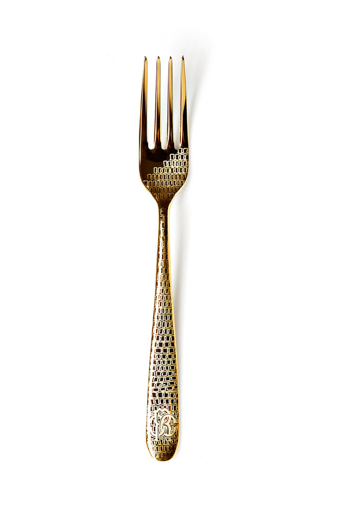 Roberto Cavalli, Lizzard Gold Table Fork