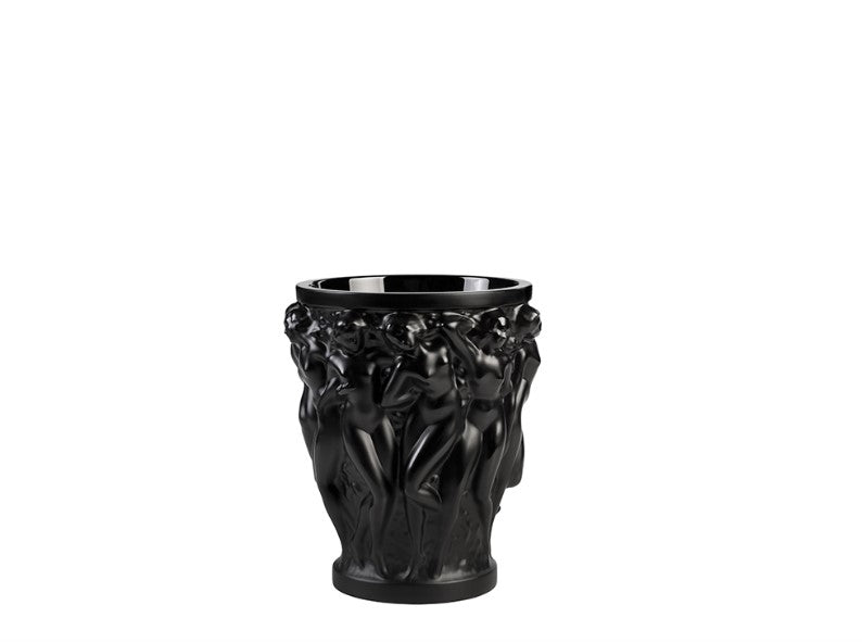 Lalique Bacchantes Black Small Vase