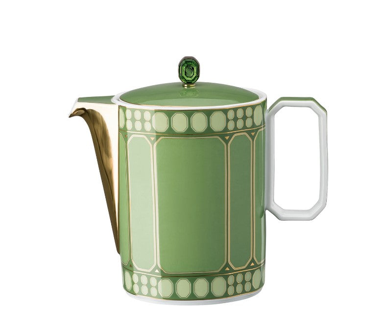 Rosenthal & Swarovski, Signum Collection, Coffee Pot2 green