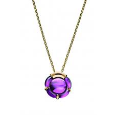 Baccarat Flower Gold Plated Necklace