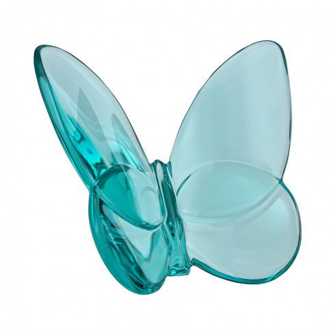 Baccarat Papillon Butterfly Lucky Turquoise