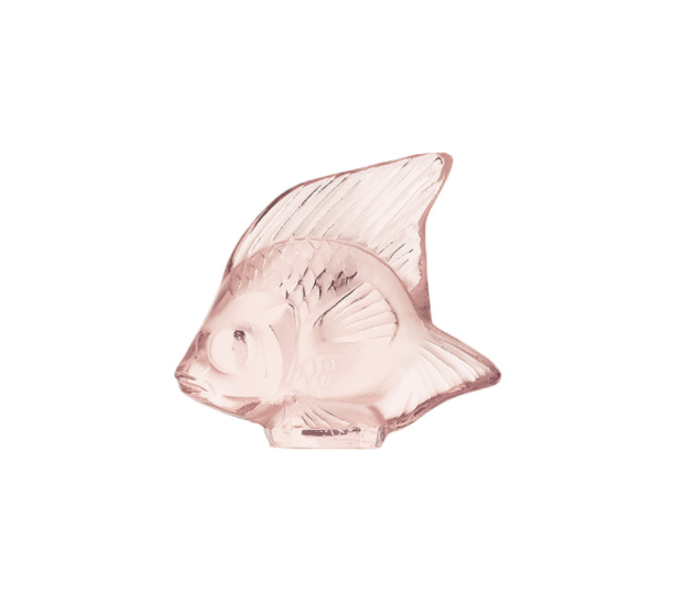 Lalique Fish Figure Light pink