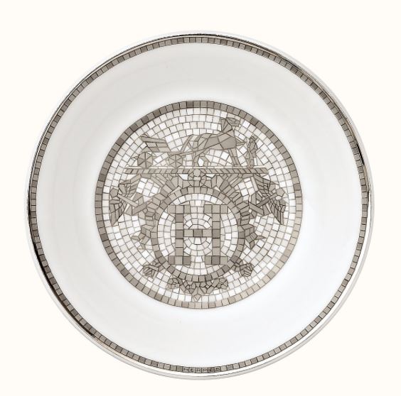 Hermès, Mosaique au 24 Platinum Set 2 deep bowl 10cm