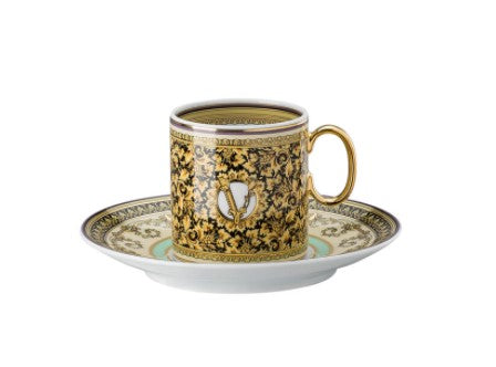Rosenthal, Versace, Barocco Mosaic, set coffee cup and saucer