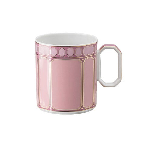 Rosenthal & Swarovski, Signum Collection, mug with handle rose