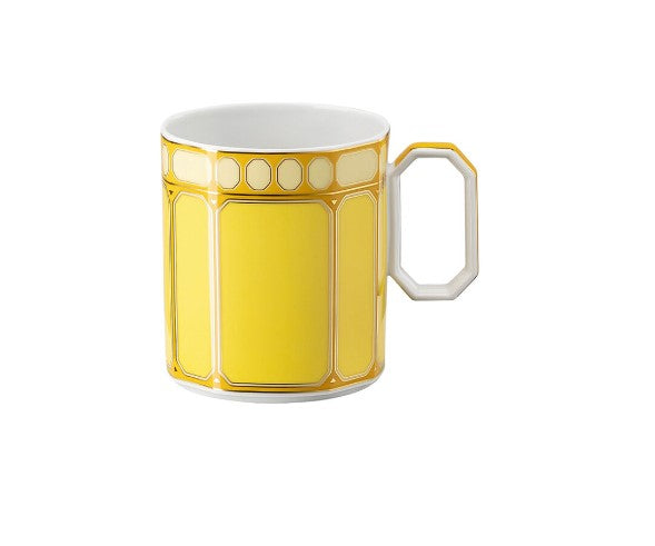 Rosenthal & Swarovski, Signum Collection, mug with handle yellow
