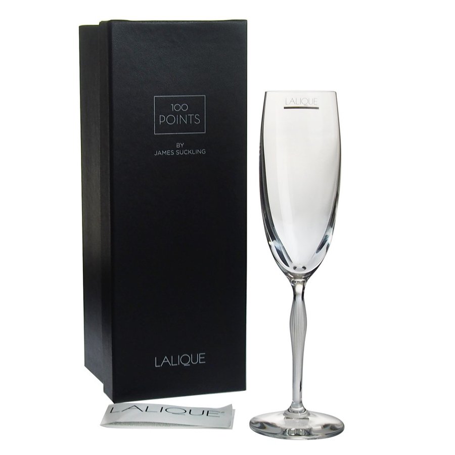 Lalique 100 Points Champagne Flute Glass,