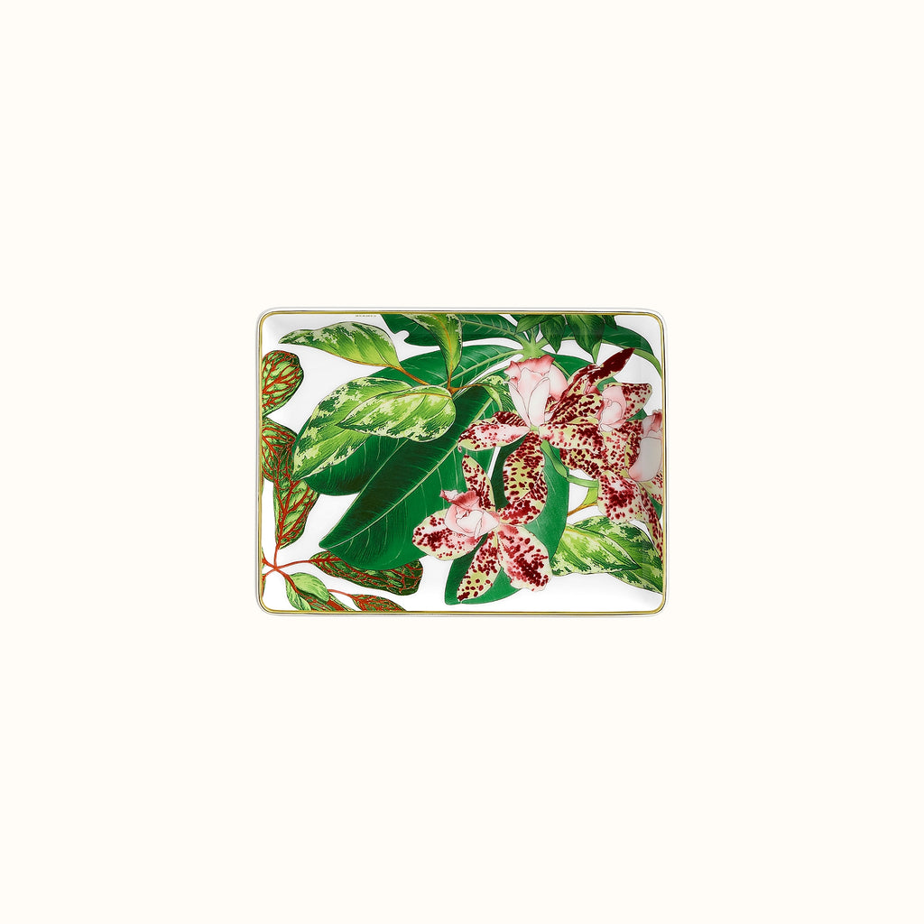 Hermès, Passifolia Orchidee small tray 16*12cm