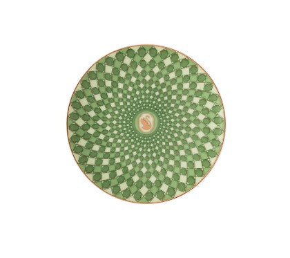 Rosenthal & Swarovski, Signum Collection, plate 10cm green