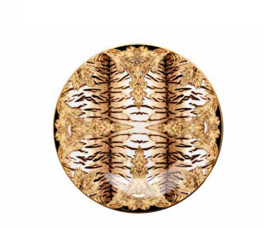 Roberto Cavalli, Tiger Wings Dessert Plate 21.5cm