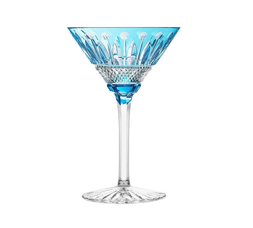 SAINT LOUIS, Tommy sky blue cocktail glass