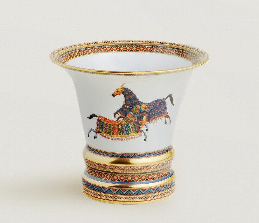 Hermès, Cheval D'Orient -Vase 17cm